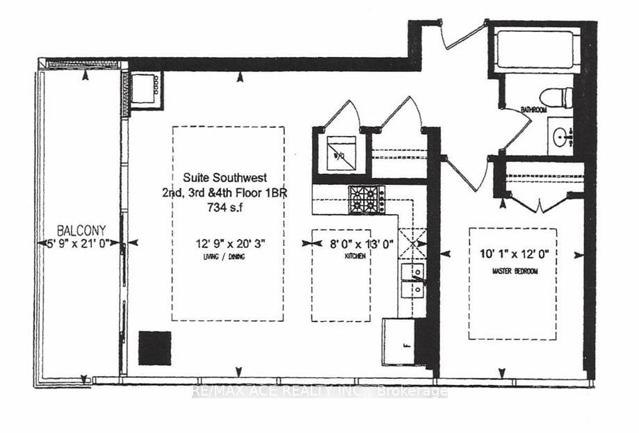 55 Scollard St, unit 405 for rent