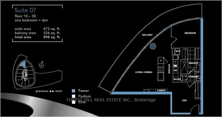 38 Dan Leckie Way, unit 1607 for sale