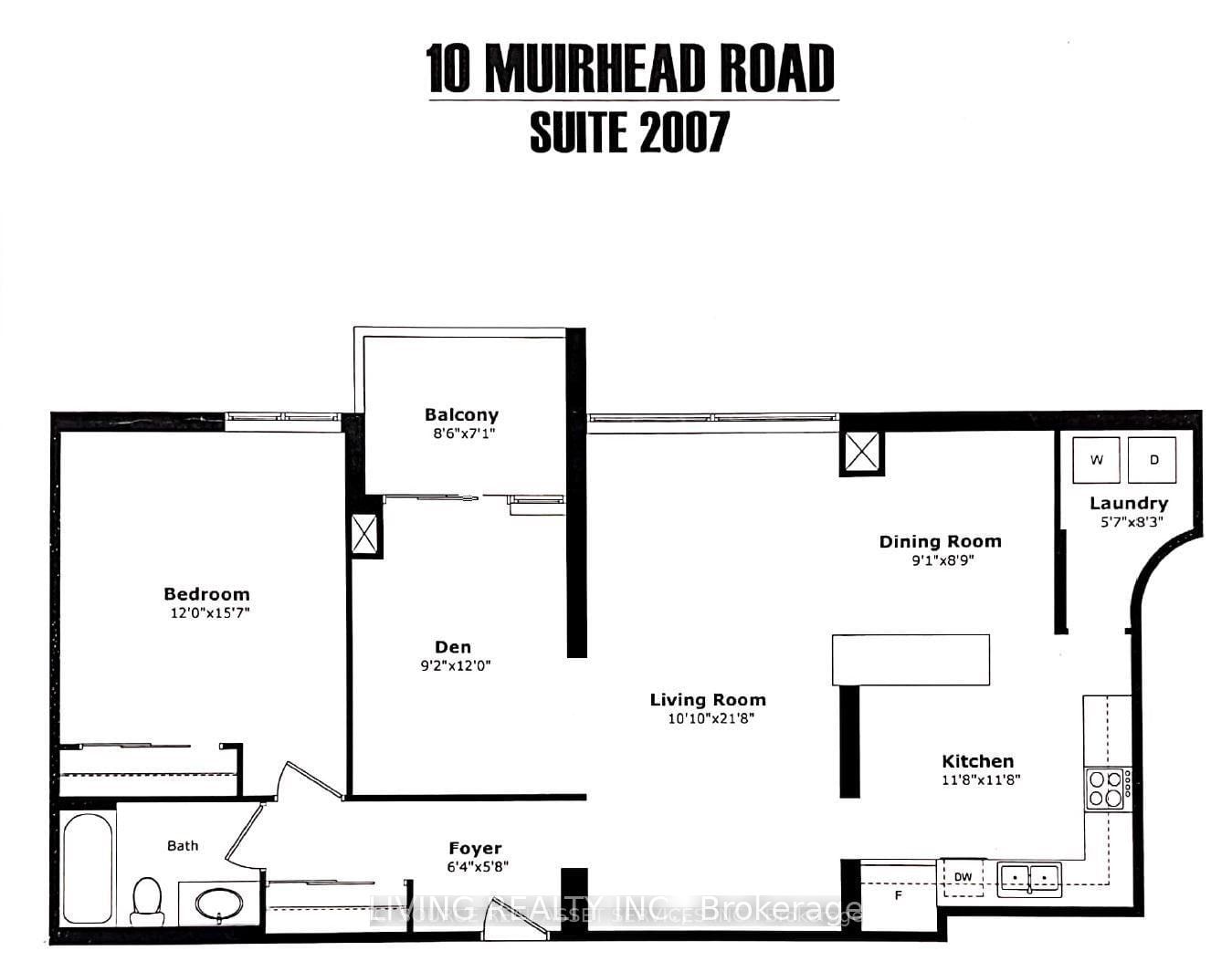 10 Muirhead Rd, unit 2007 for rent