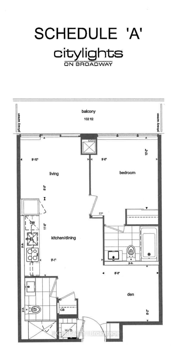 195 Redpath Ave, unit 3405 for rent