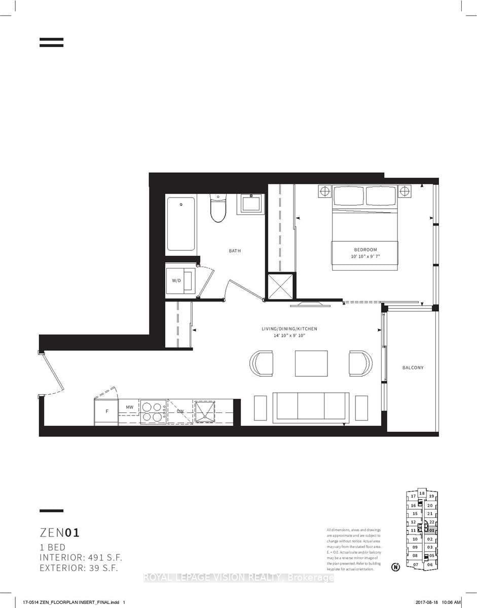 19 Western Battery Rd, unit 1701 for rent