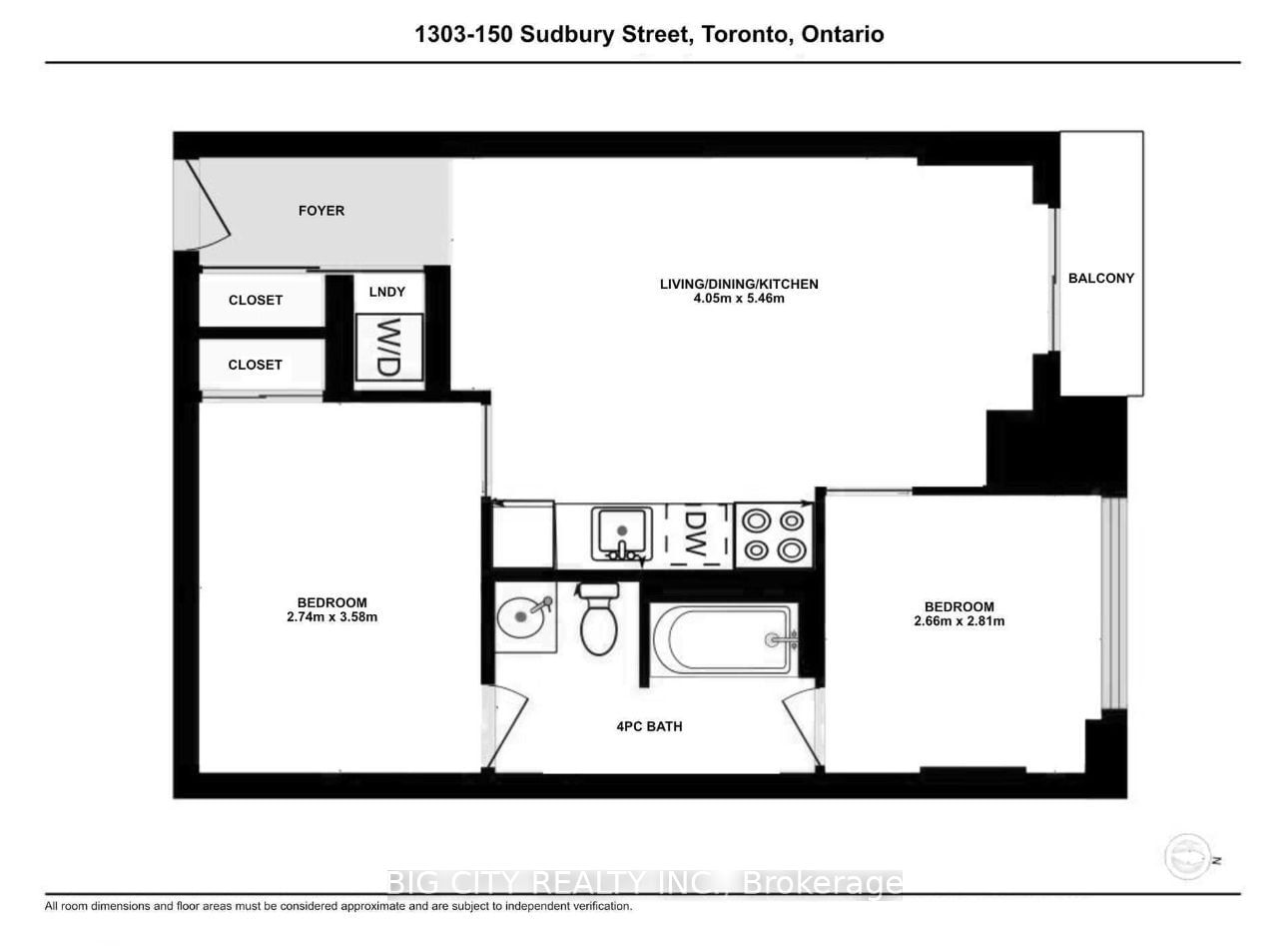 150 Sudbury St, unit 1303 for rent