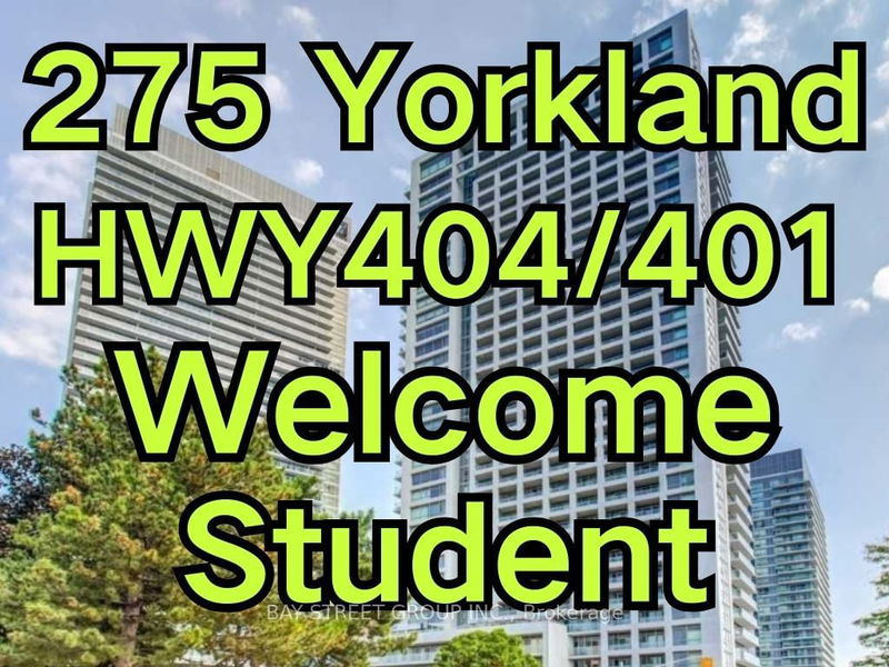 275 Yorkland Rd, unit 1204 for rent