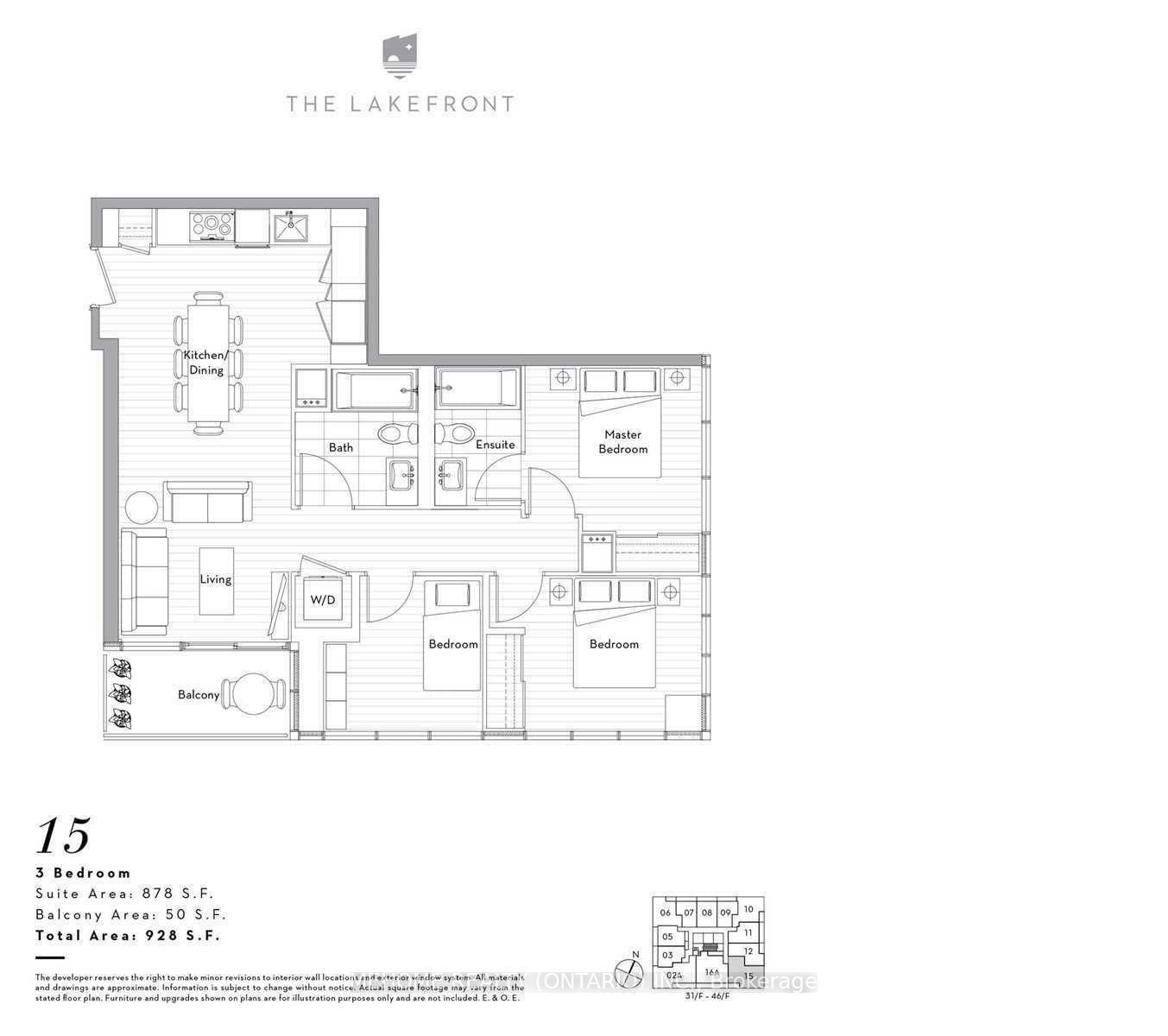 17 Bathurst St, unit 1515 for rent