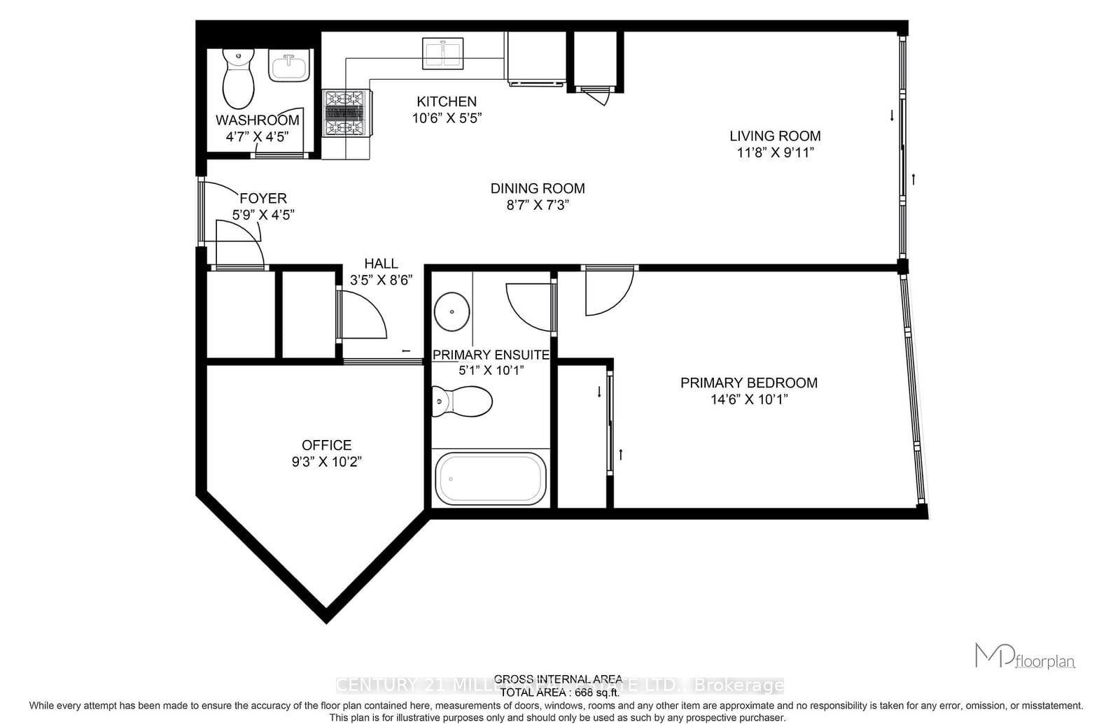 99 The Donway W, unit 107 for rent