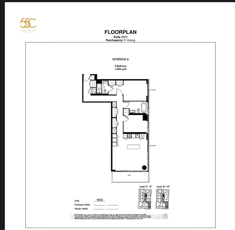 55 Charles St, unit 4702 for rent