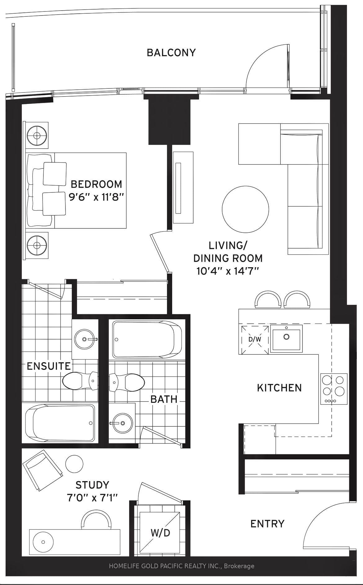 21 Widmer St, unit 3501 for rent