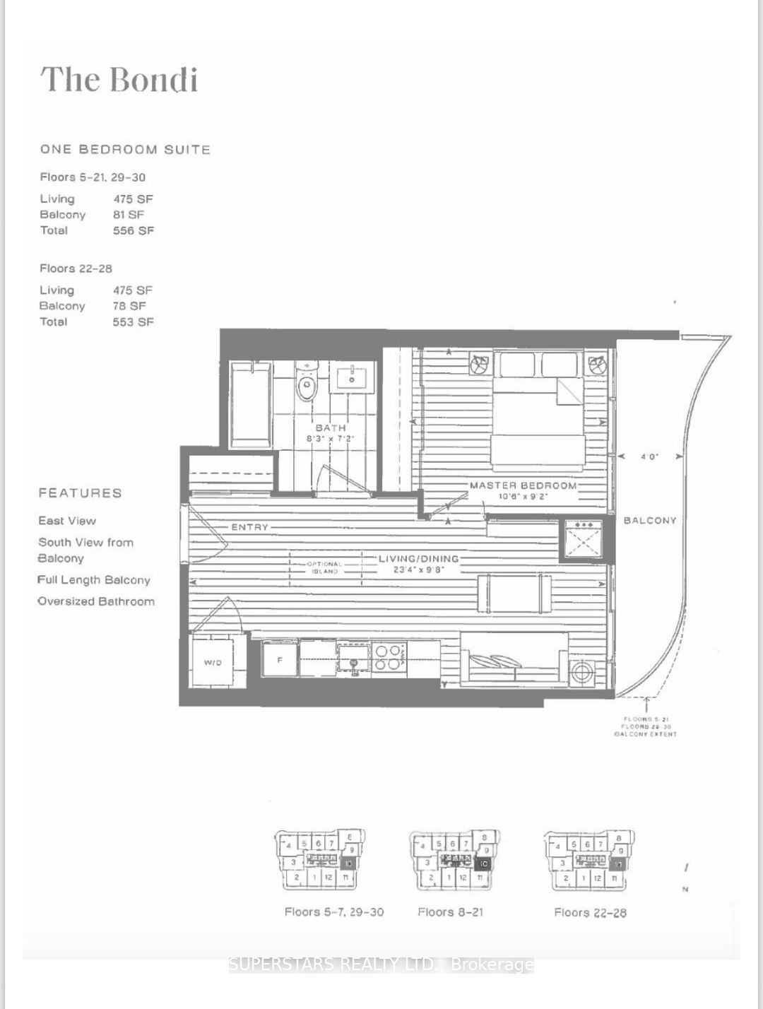 15 Holmes Ave, unit 2310 for rent