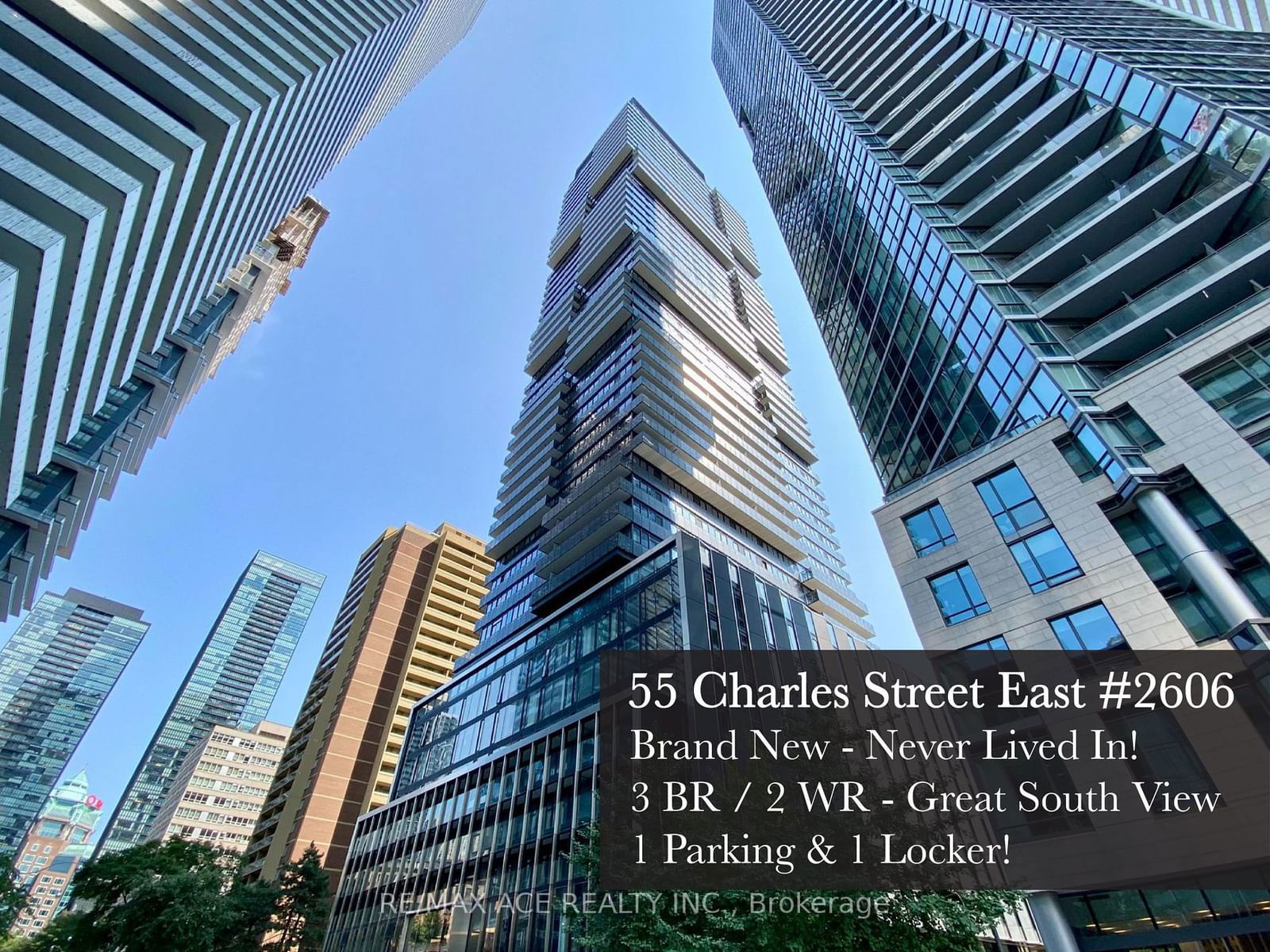 55 Charles St E, unit 2606 for rent