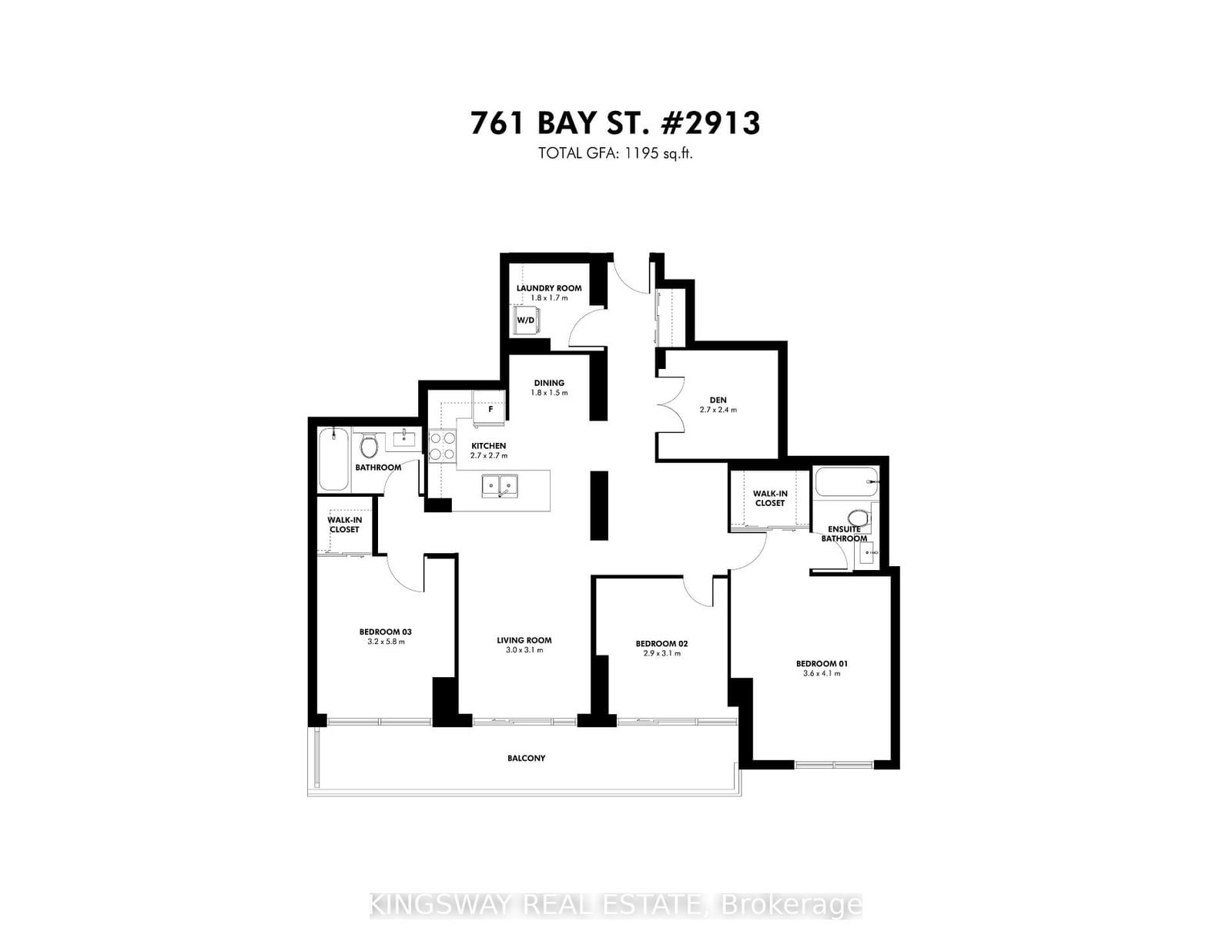 761 Bay St, unit 2913 for rent