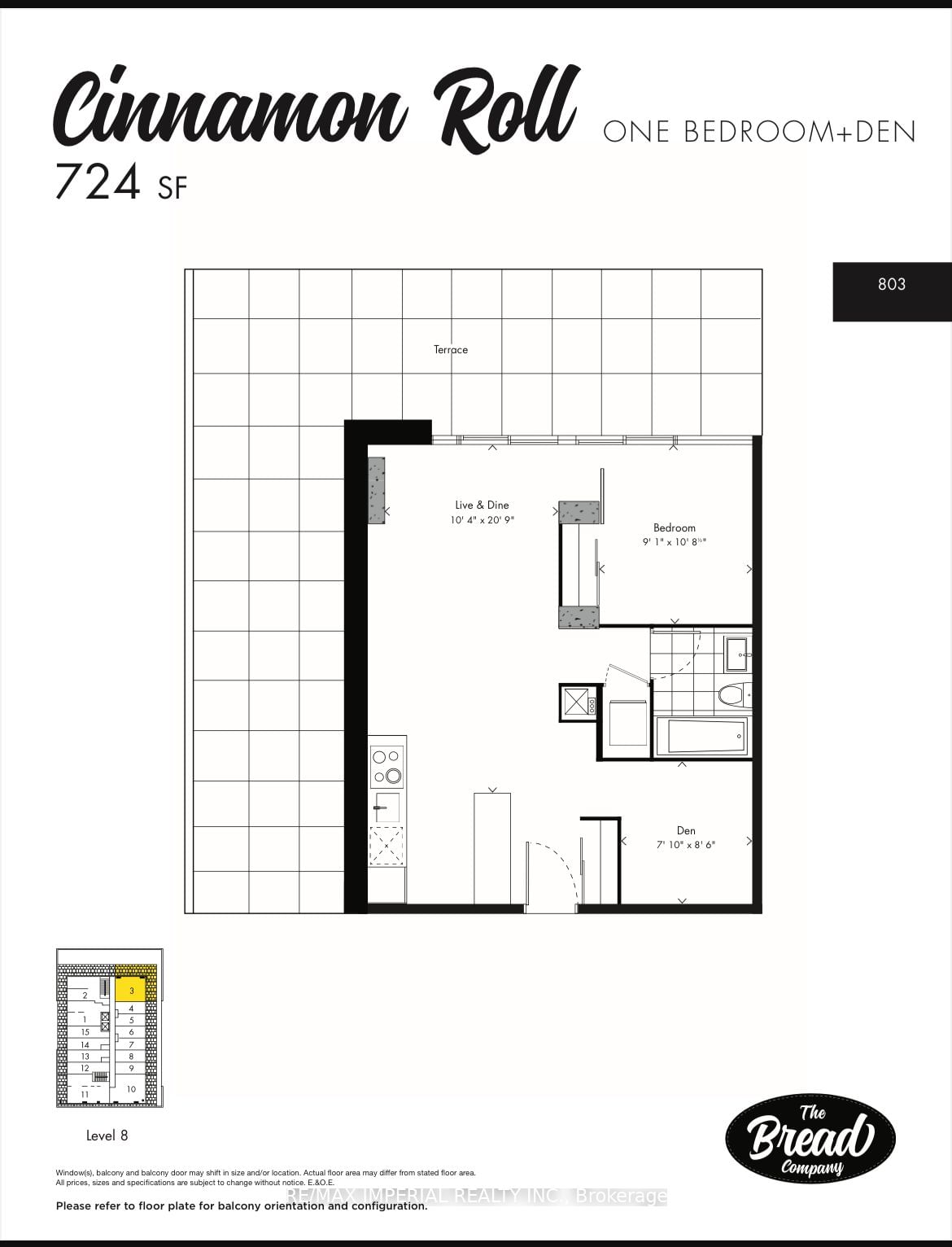 195 McCaul St, unit 803 for rent