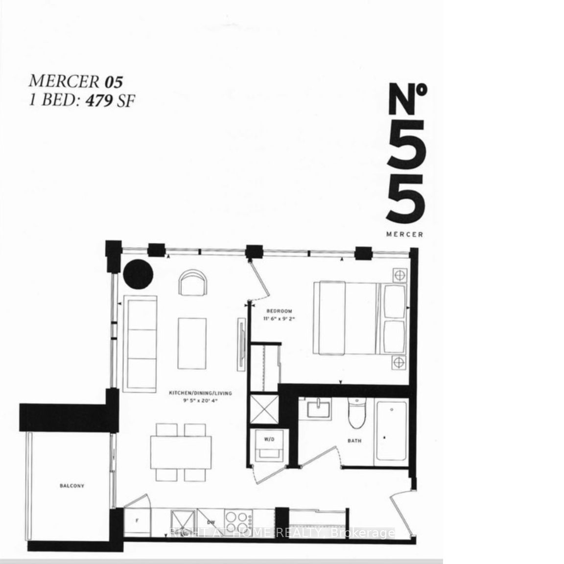 55 Mercer St, unit 1205 for rent