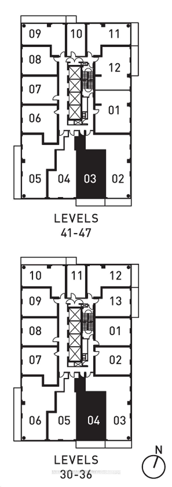 55 Charles St, unit 4803 for rent