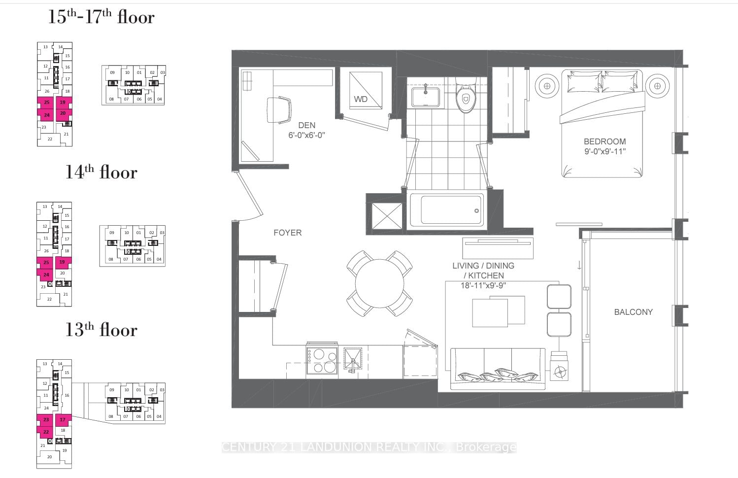 121 St. Patrick St, unit 1534 for rent