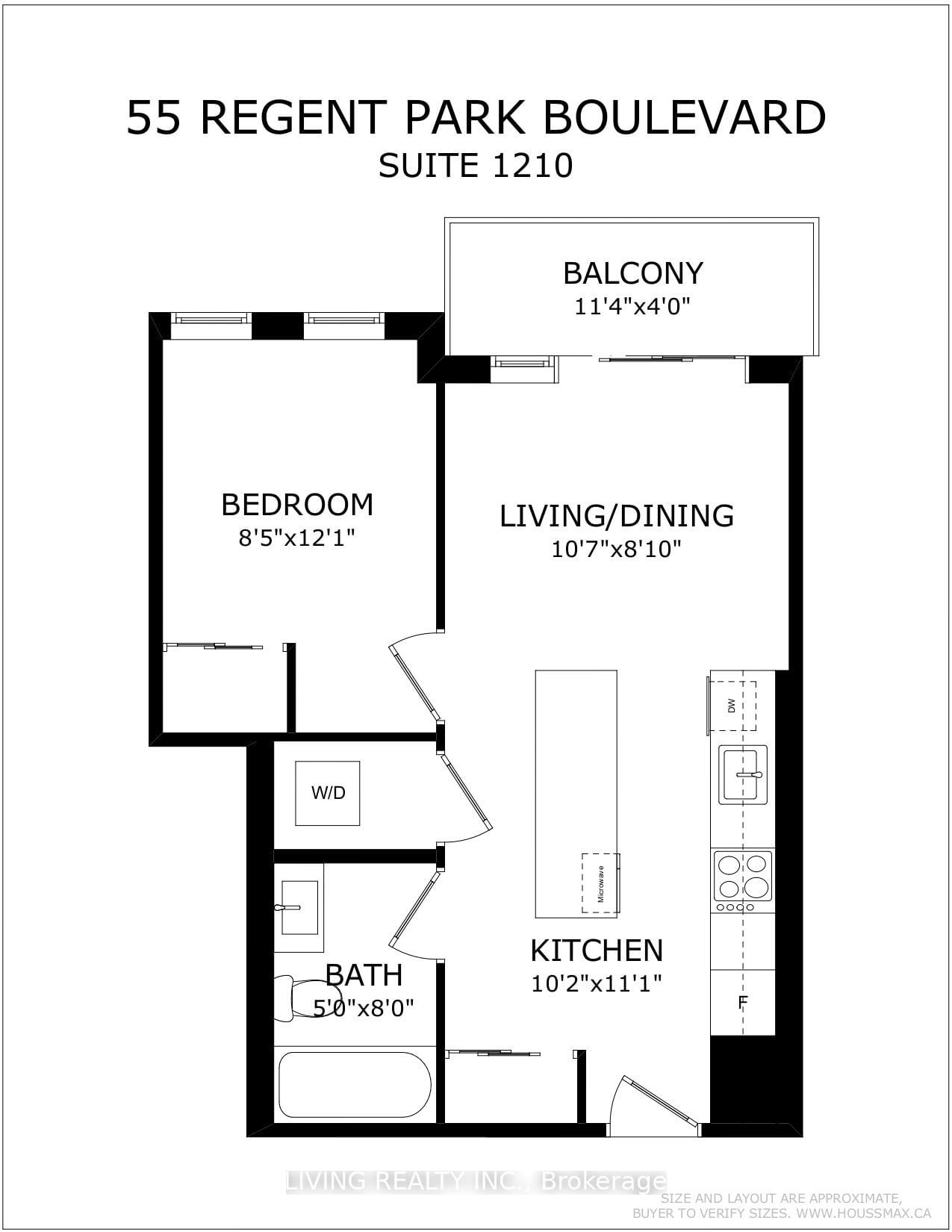 55 Regent Park Blvd, unit 1410 for rent