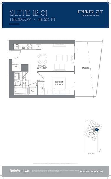 15 Queens Quay E, unit 2210 for rent