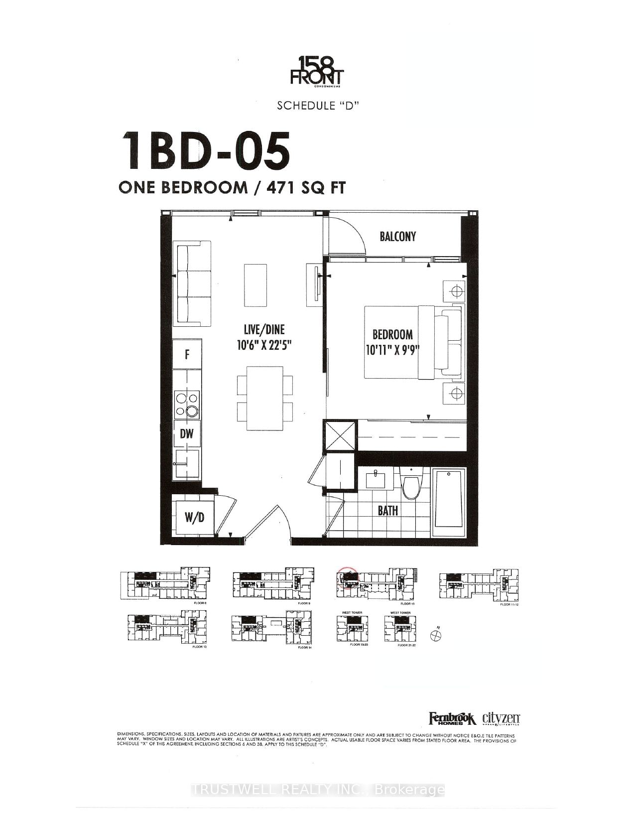 158 Front St E, unit 1004 for rent