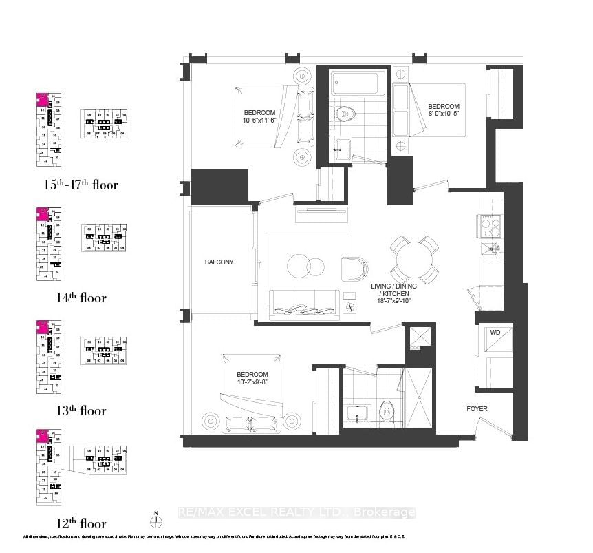 121 St Patrick St, unit 1513 for rent