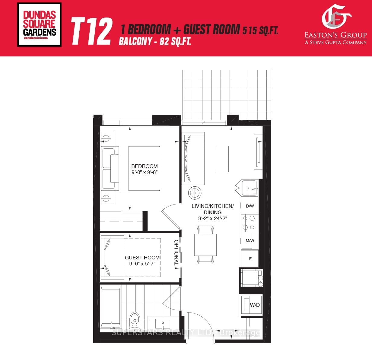 251 Jarvis St, unit 2412 for rent