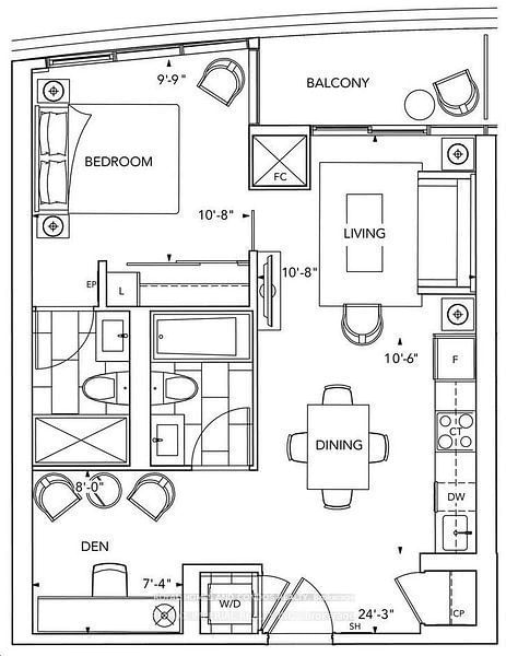 585 Bloor St E, unit 620 for rent