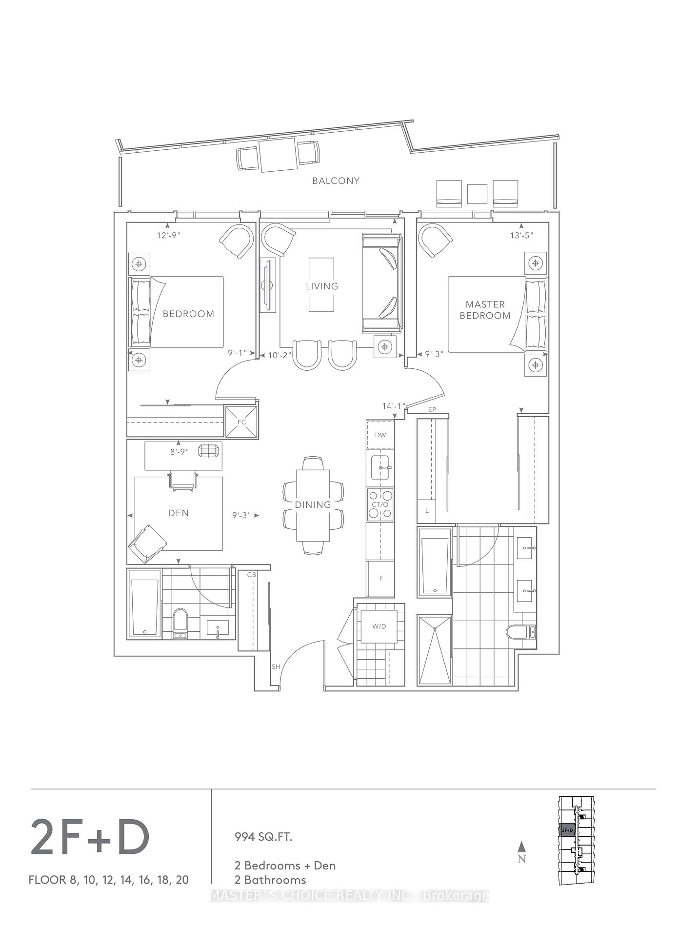 480 Front St W, unit 1402 for rent