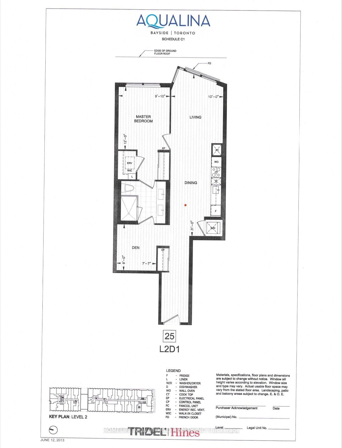 55 Merchants Wharf, unit 225 for rent