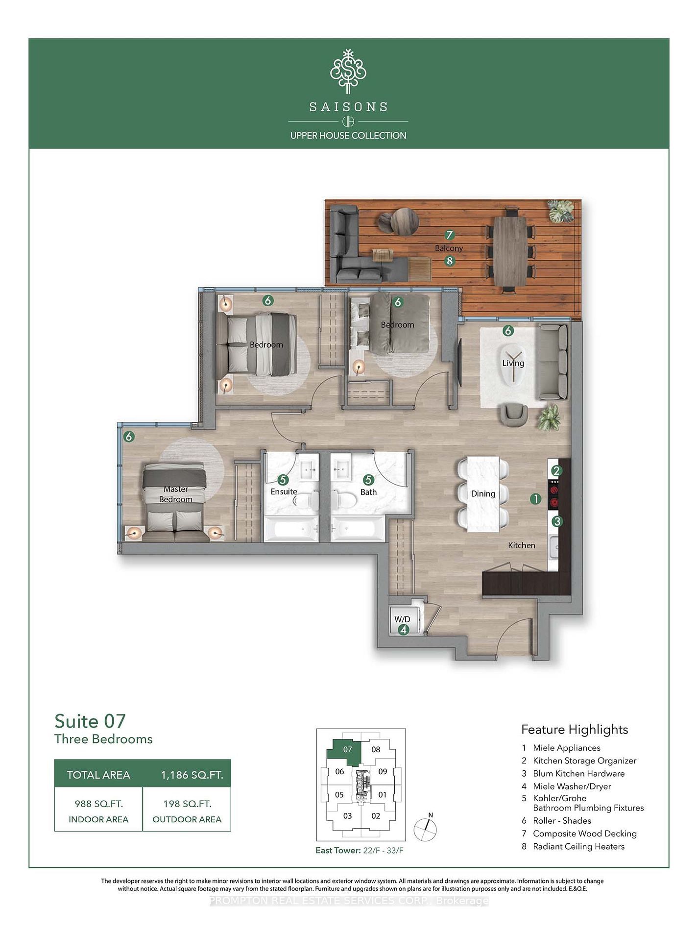 27 McMahon Dr, unit 3307 for sale