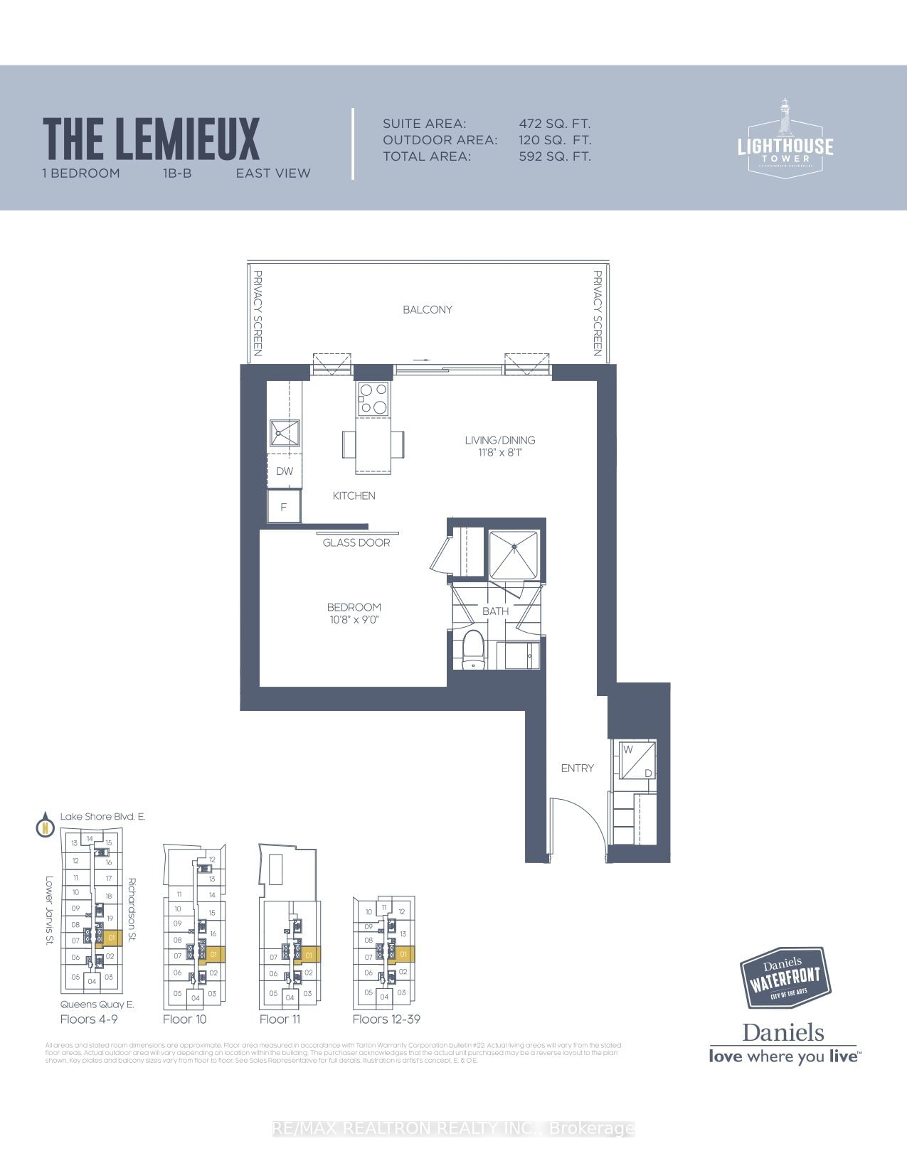 15 Lower Jarvis St, unit 3201 for rent