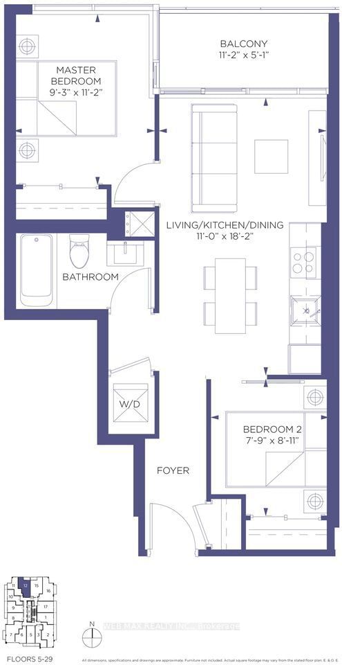 75 Canterbury Pl, unit 2012 for rent