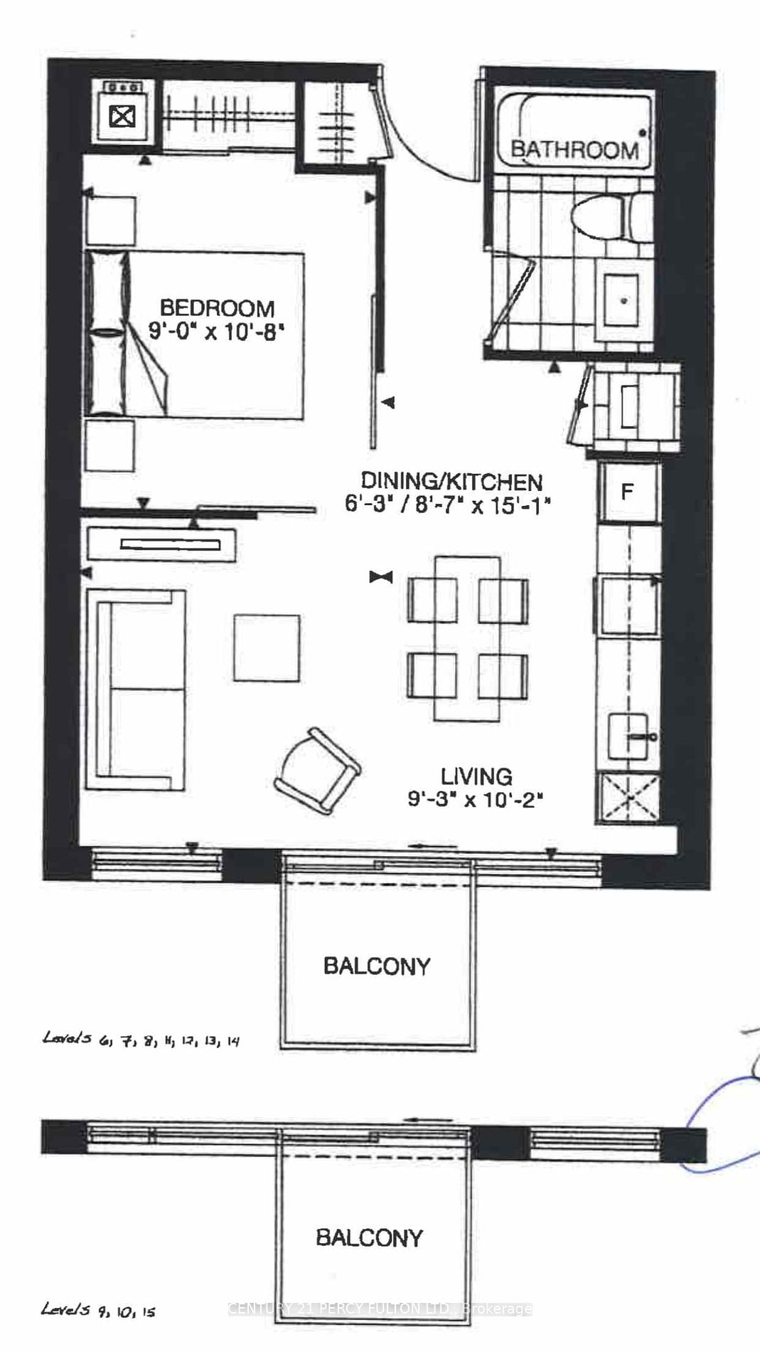 87 Peter St, unit 1016 for rent