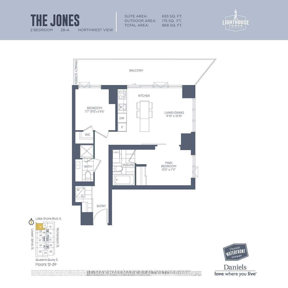 15 Lower Jarvis St, unit 1810 for rent