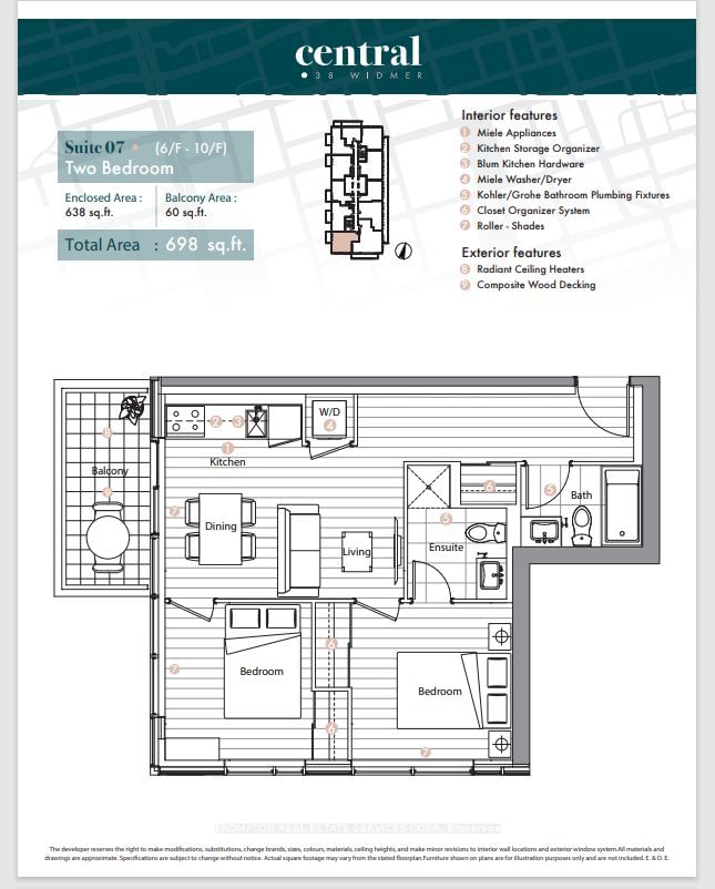 38 Widmer St, unit 607 for sale