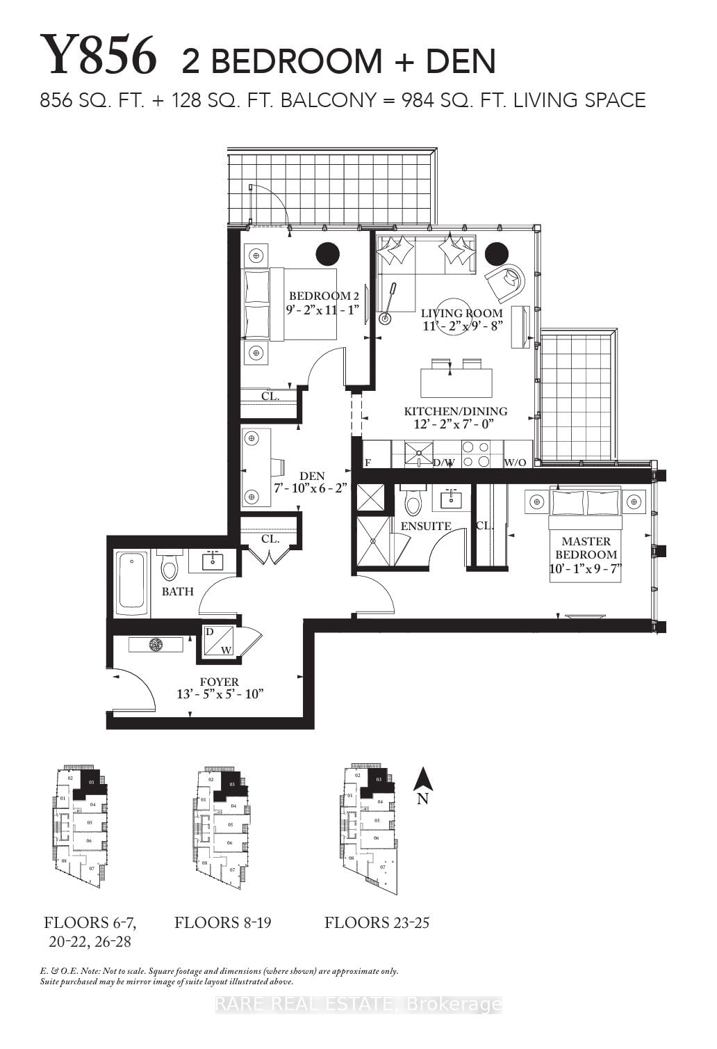 32 Davenport Rd, unit 803 for rent