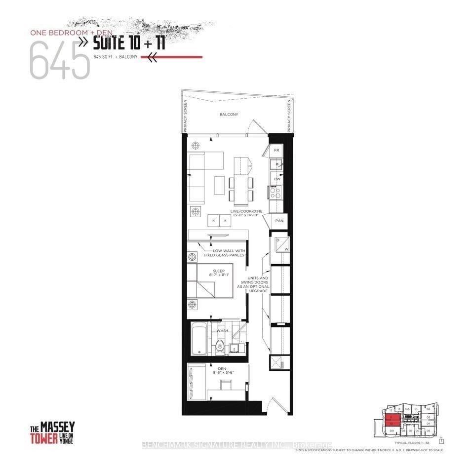 197 Yonge St, unit 5810 for rent