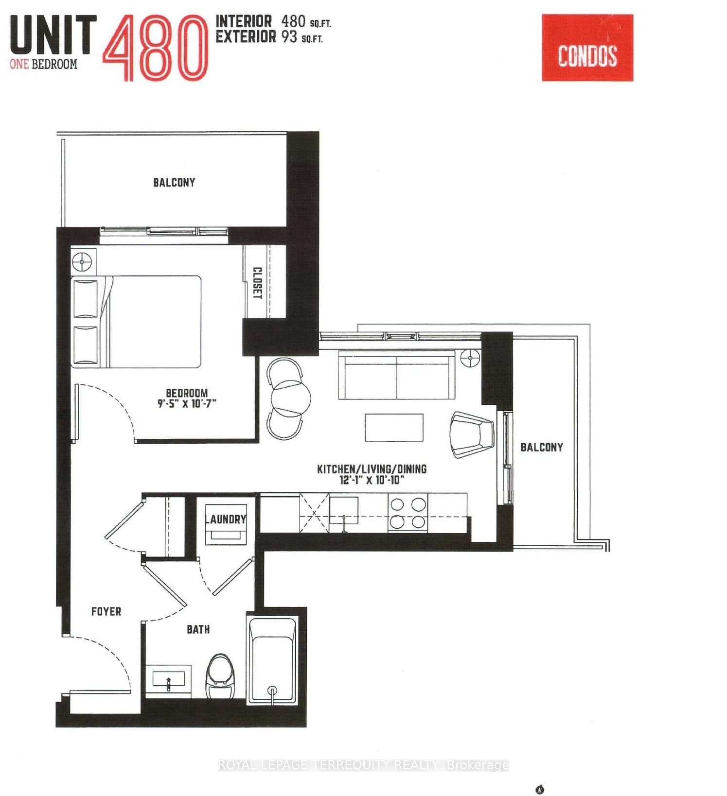 120 Parliament St, unit 1405 for rent