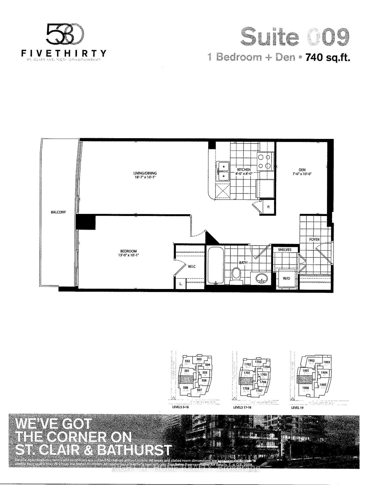 530 st clair Ave W, unit 1309 for sale