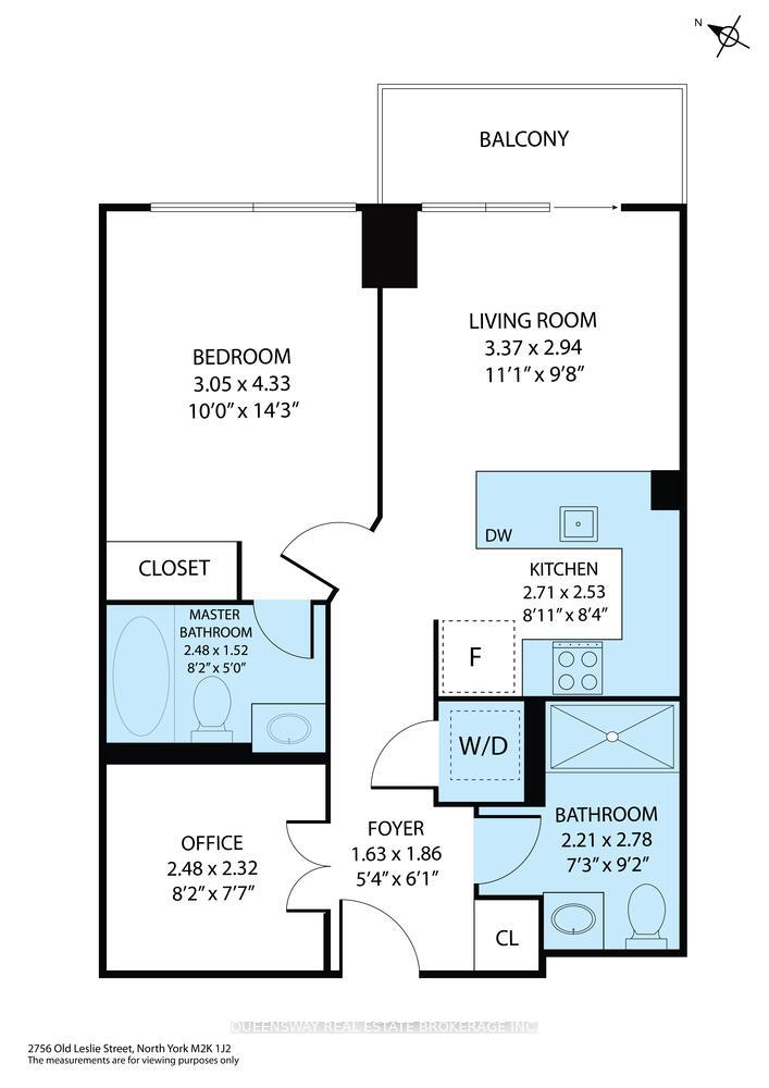 2756 Old Leslie St, unit 1010 for rent