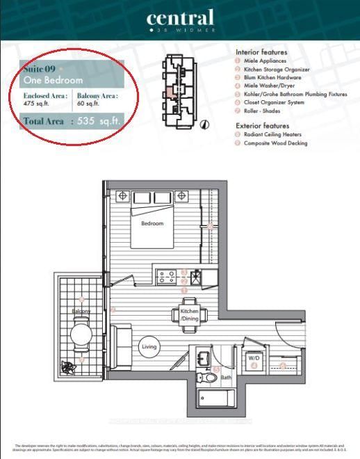 38 Widmer St, unit 2209 for sale