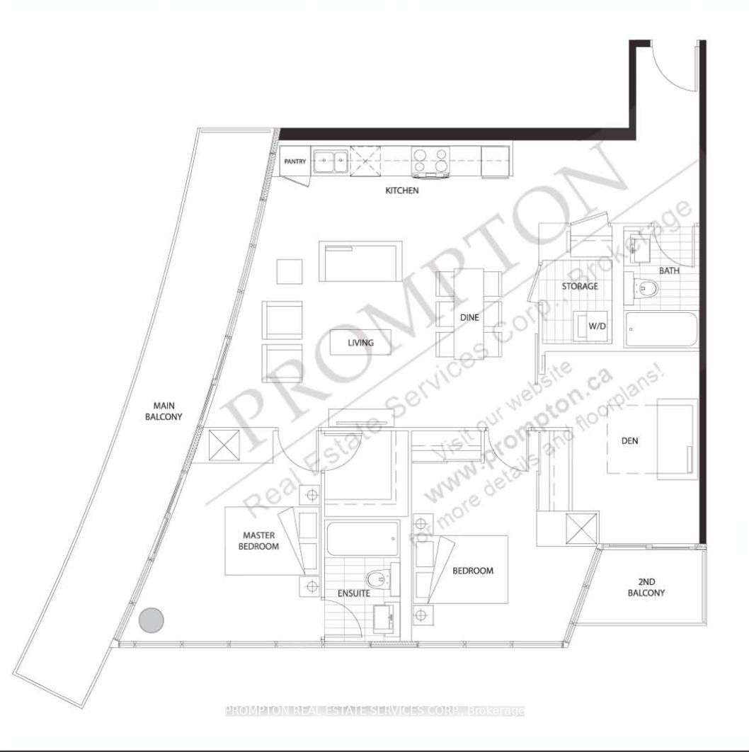 8 Telegram Mews, unit 1501 for rent