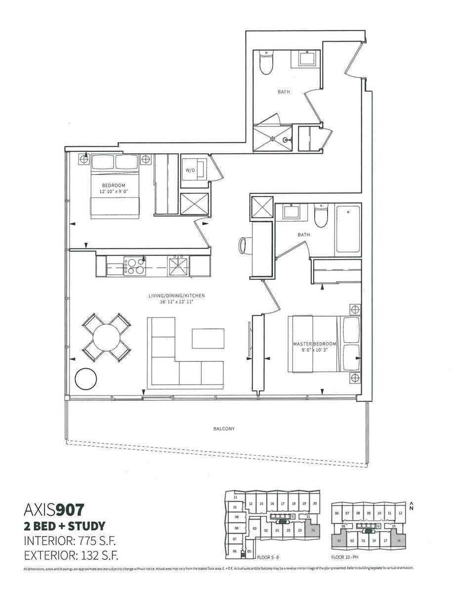 85 Wood St, unit 2516 for rent - image #2