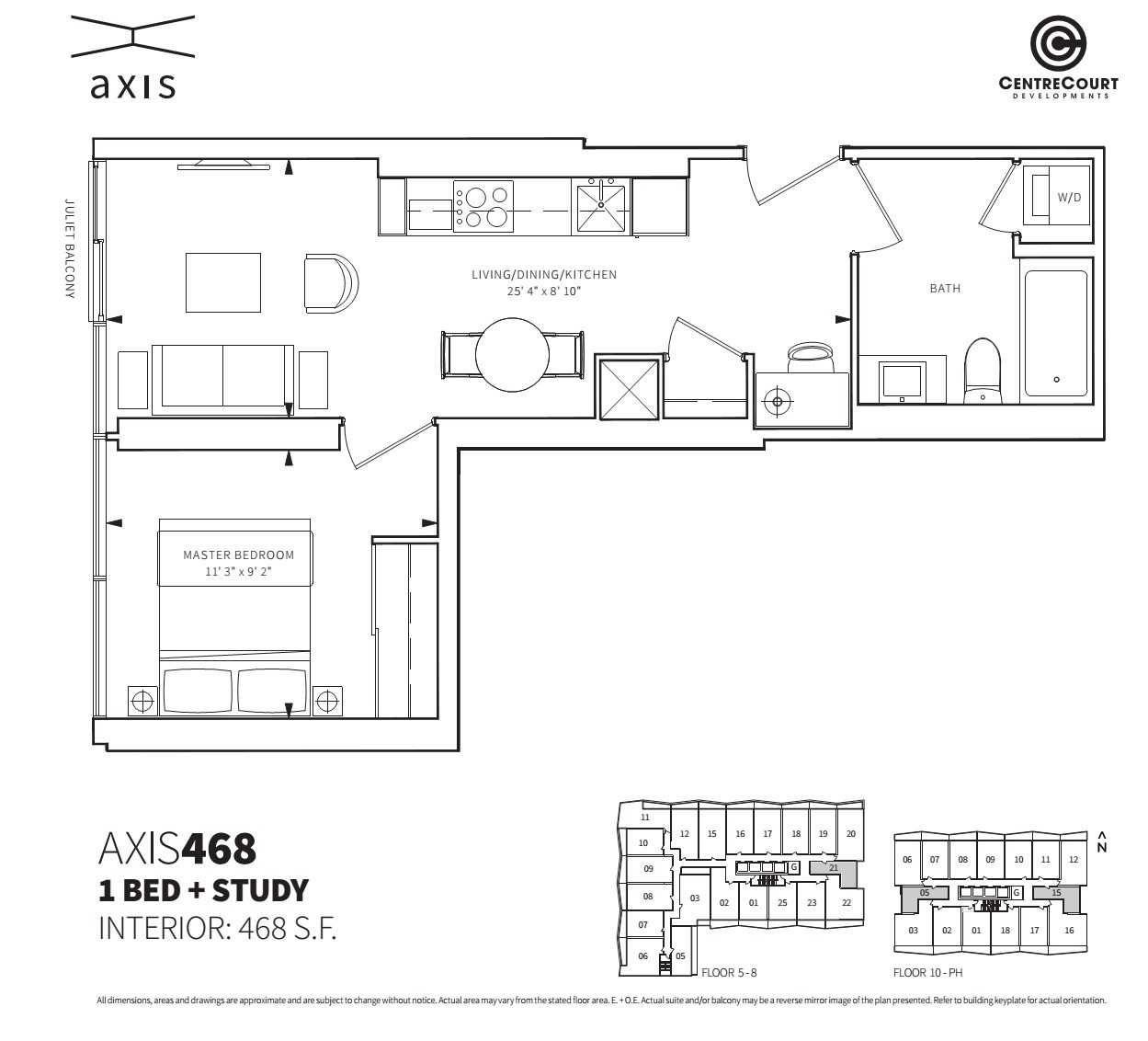 85 Wood St W, unit 2105 for rent - image #14