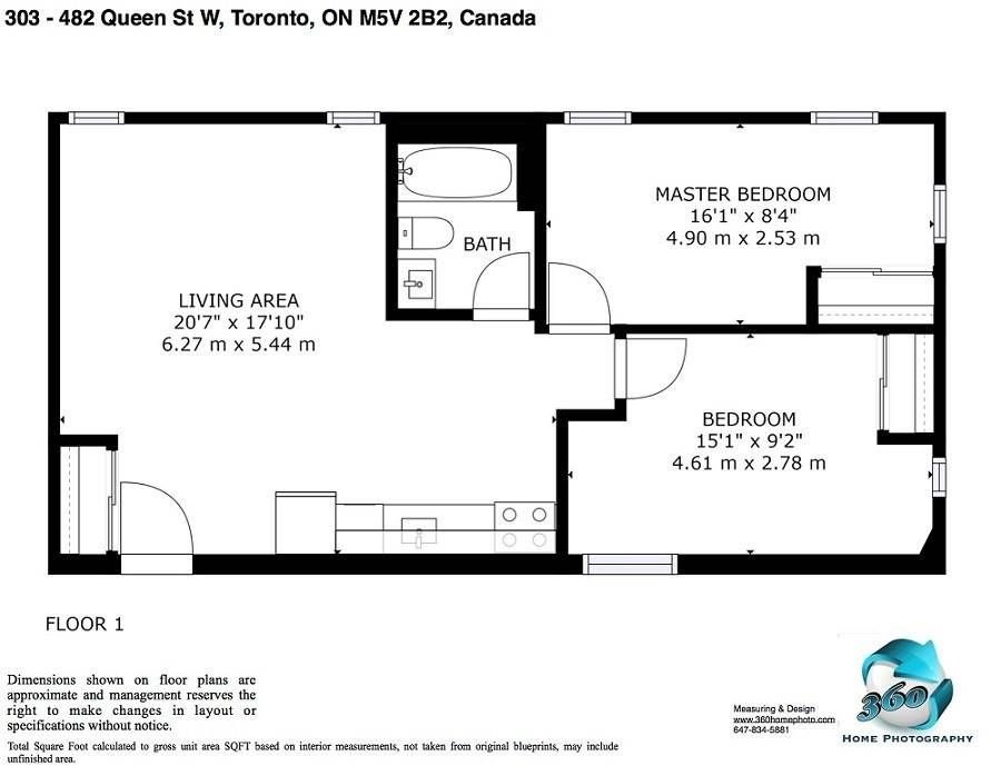 482 Queen St W, unit 303 for rent - image #9