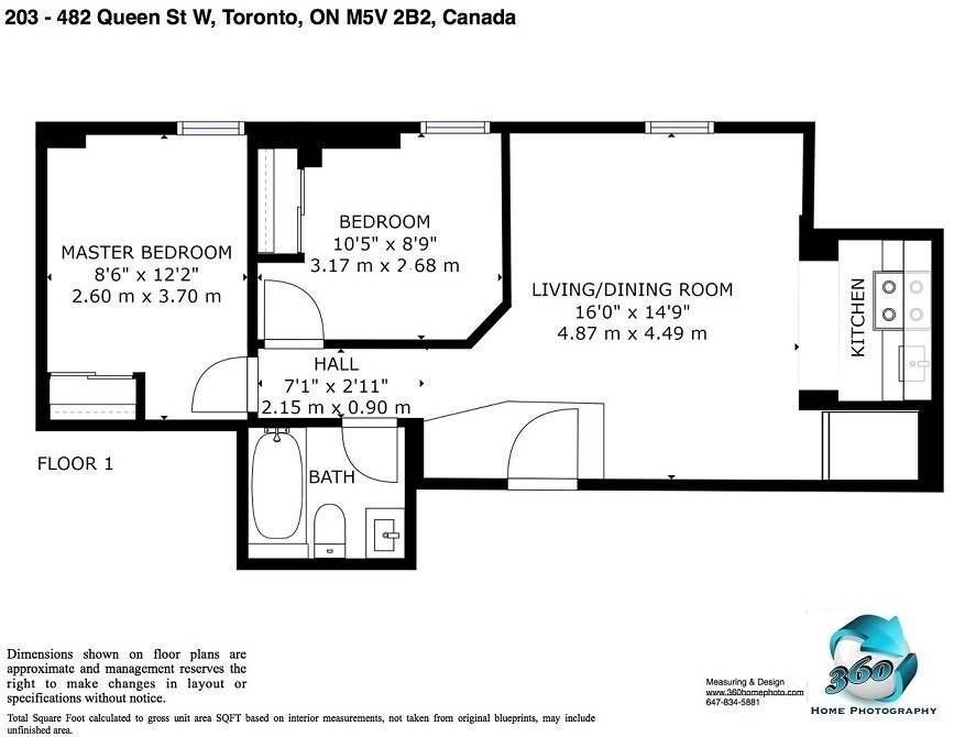 482 Queen St W, unit 203 for rent - image #2