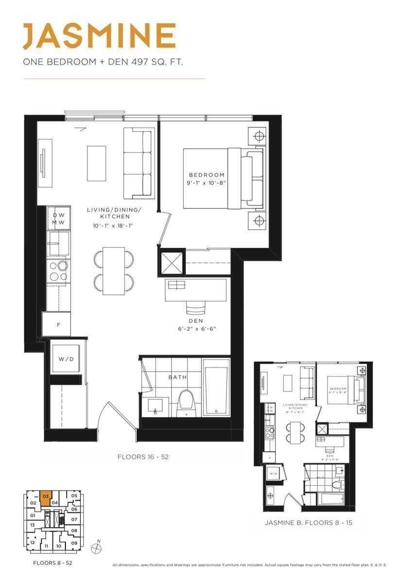 501 Yonge St, unit 4803 for rent in The Village - image #5