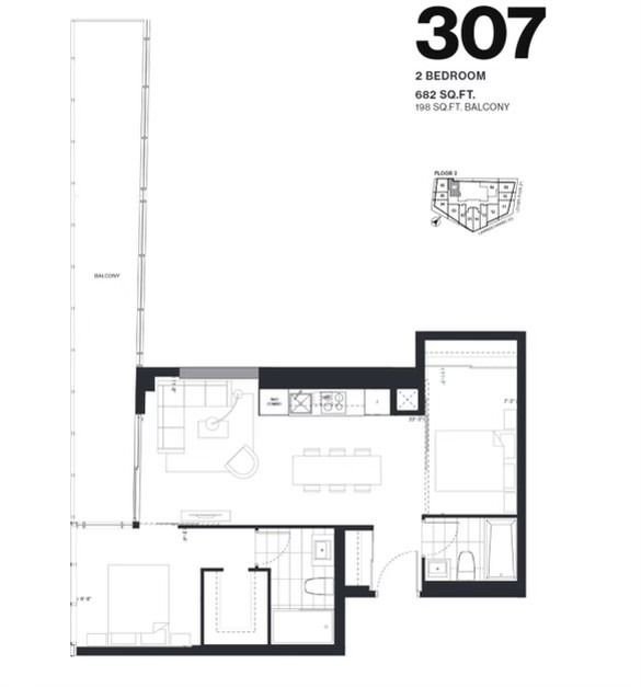 21 Lawren Harris Sq, unit 307 for rent - image #8