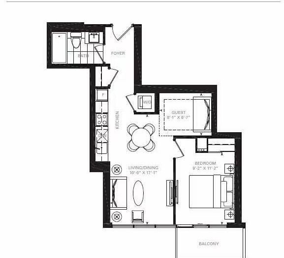 125 Blue Jays Way, unit 3301 for rent - image #1