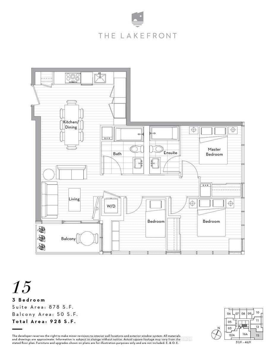 17 Bathurst St, unit 2215 for rent - image #12