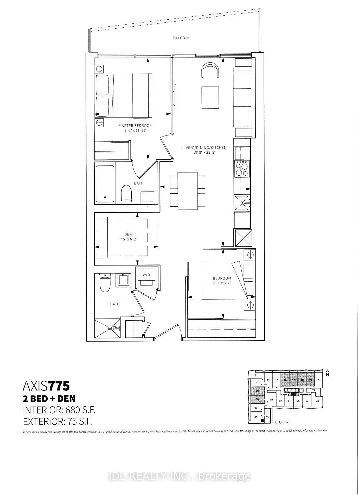 85 Wood St, unit 816 for rent - image #1