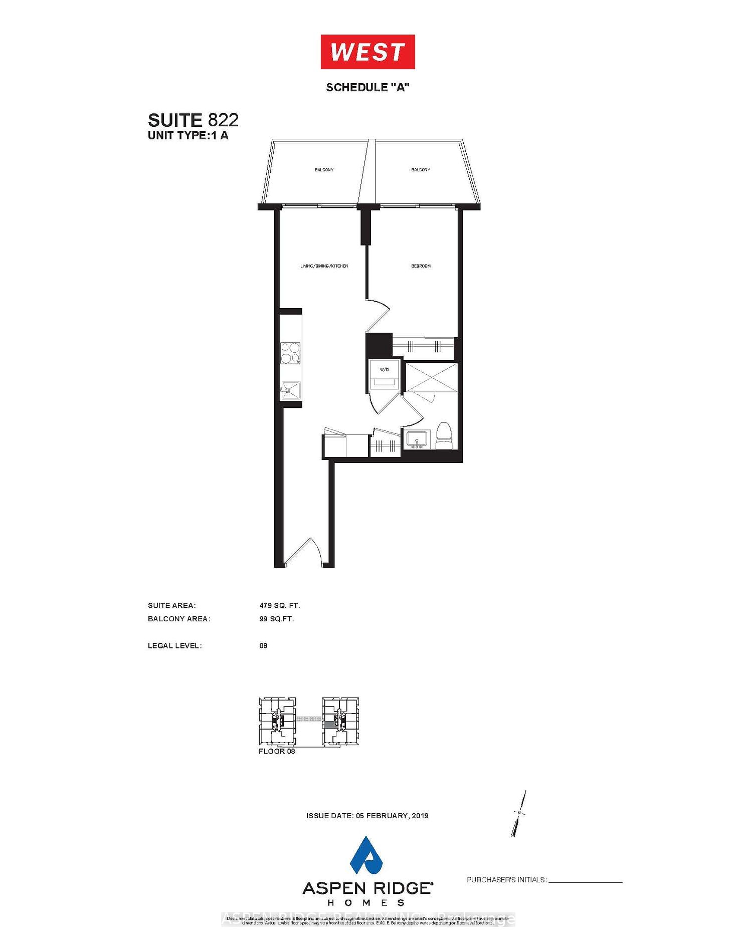 9 TECUMSETH St, unit 822 for sale - image #10