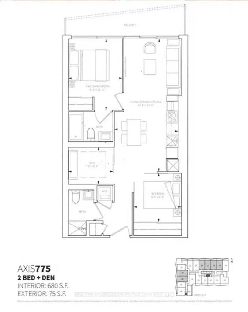 85 Wood St, unit 616 for rent - image #2